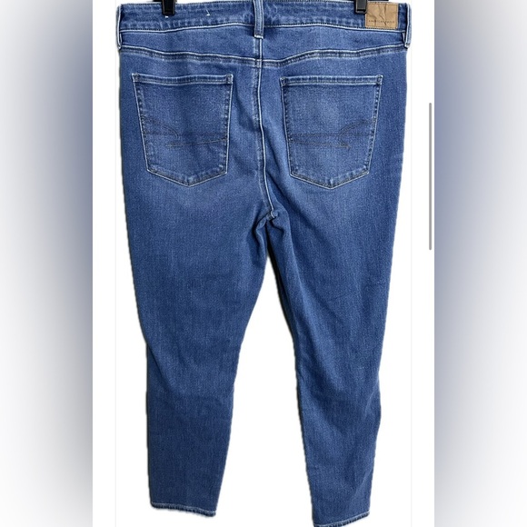 American Eagle Dream Ripped Jegging Women’s Size 14 Short - Picture 3 of 7